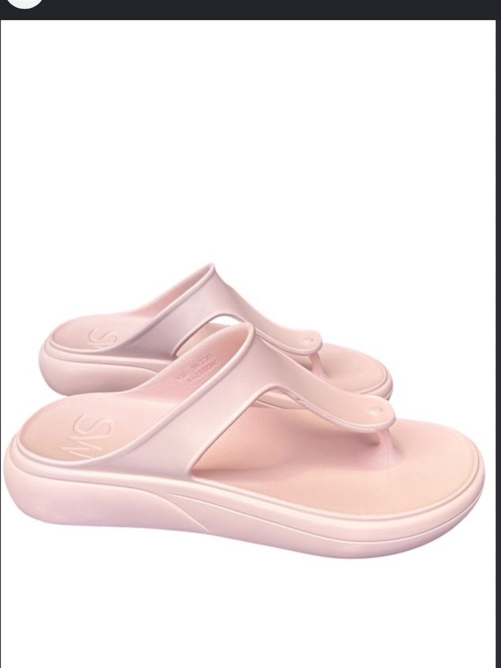Stuart Weitzman Rosewater Stuflex T-Strap Slide